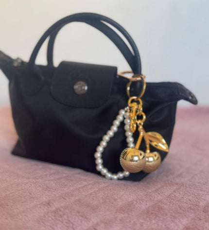 Handbag accessory - cherry