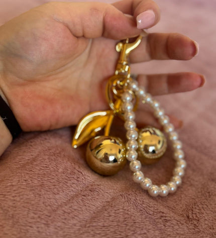 Handbag accessory - cherry